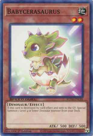 Yu-Gi-Oh! Babycerasaurus - SGX4-ENC05 - Common - 1st Edition