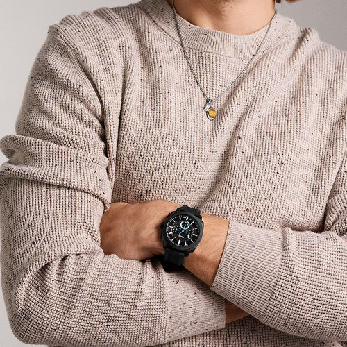 Fossil Machine Black Dial Men 44mm FS6099 - view 2