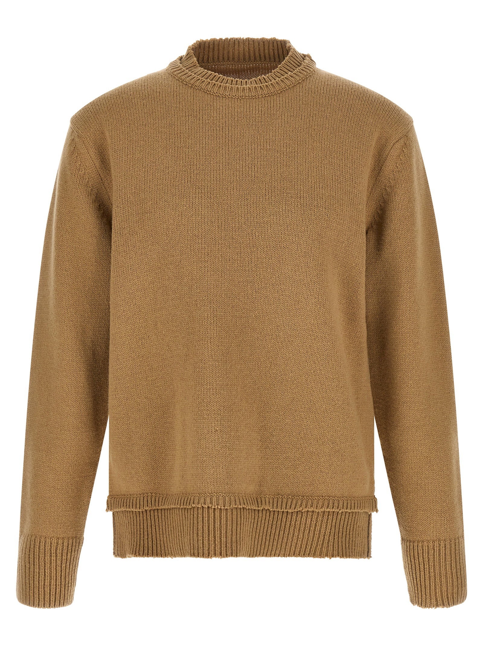 Maison Margiela Patch Sweater – 46% wo, 31% li, 23% co