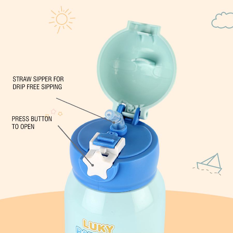 Cello Lucky Hot & Cold Stainless Steel Kids Water Bottle, 500ml - view 20