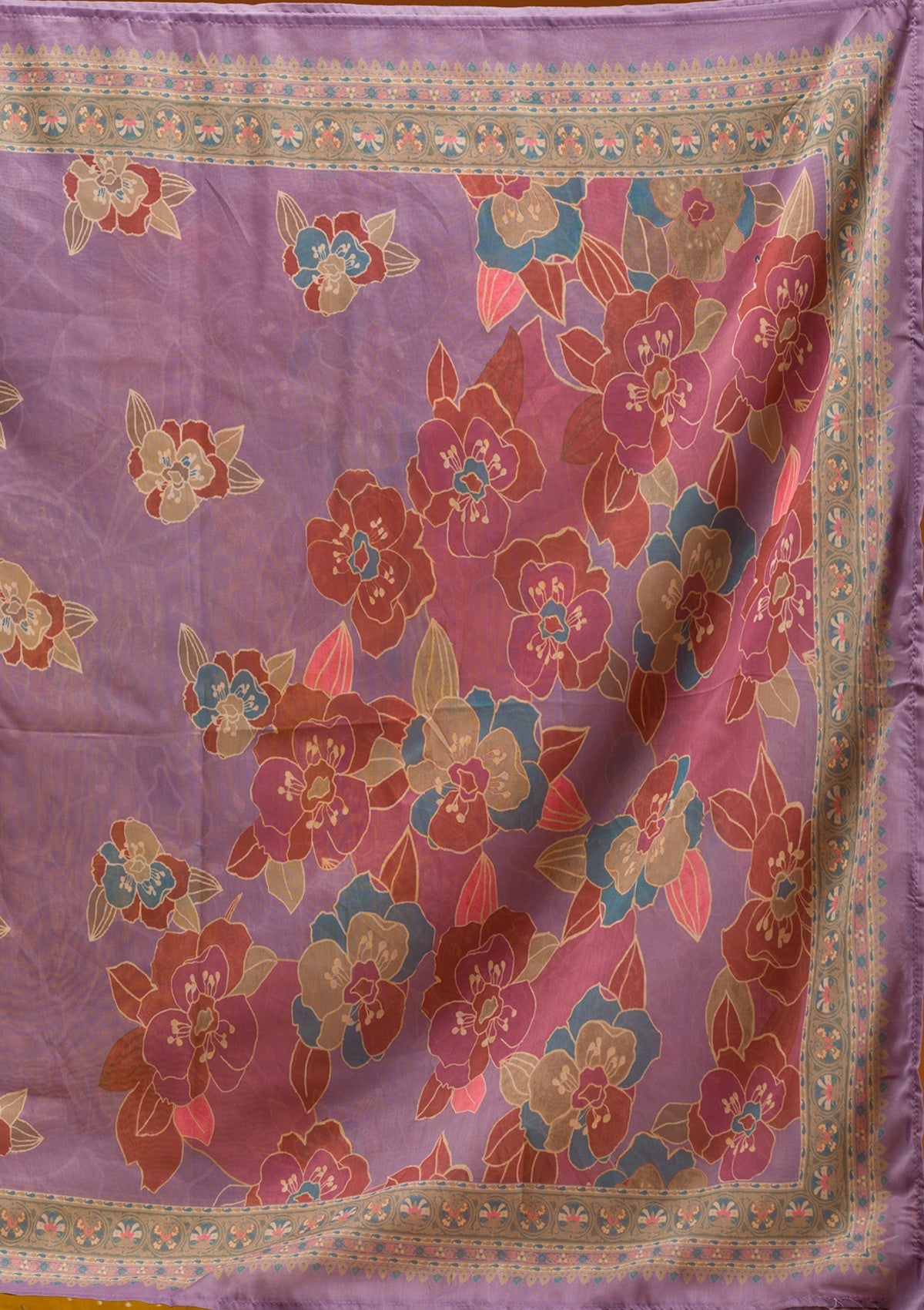 Koskii Multi Printed Semi Crepe Readymade Salwar Suit - view 10