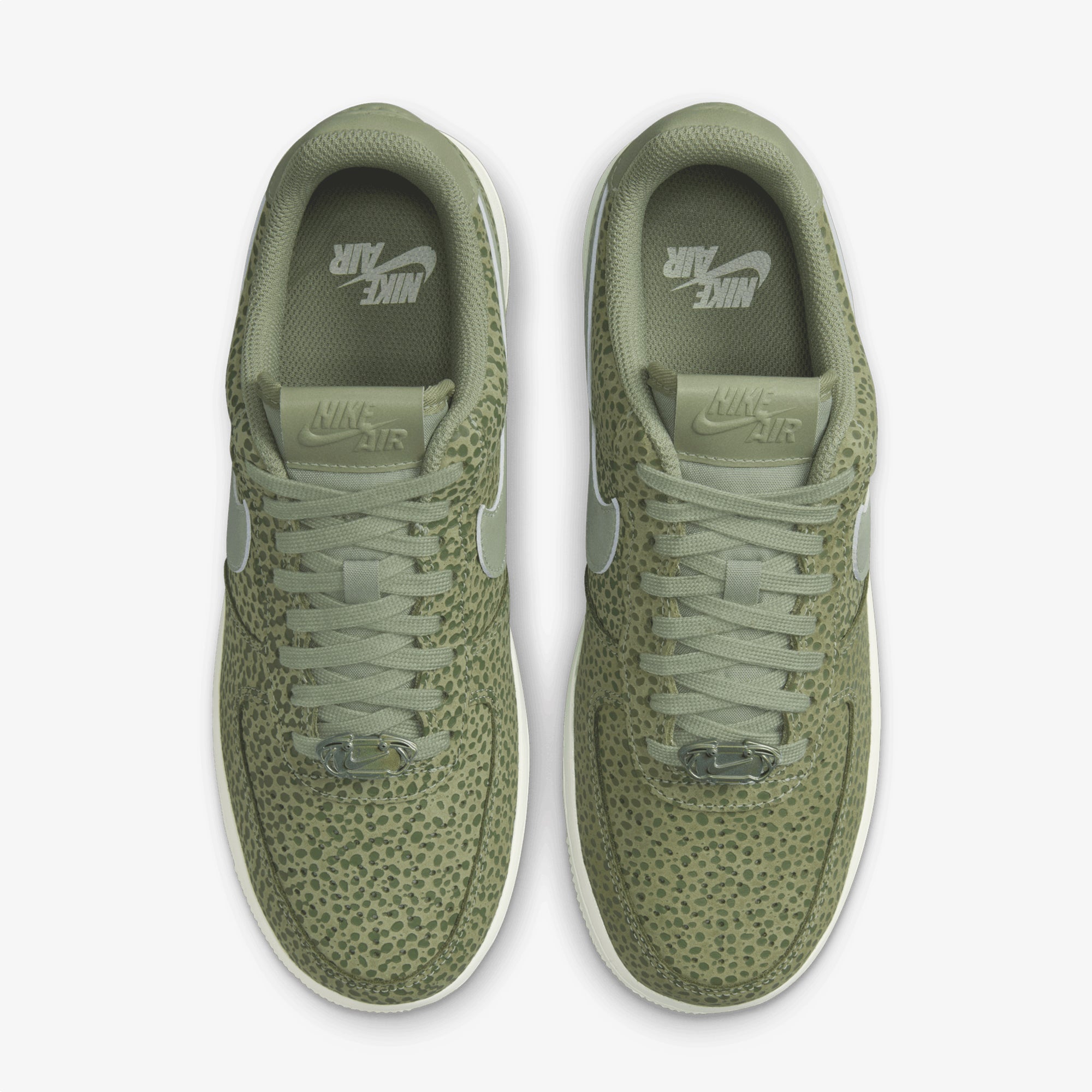 Nike | AIR FORCE 1 '07 PREMIUM { SESAME/OIL GREEN-LIGHT BONE - view 2