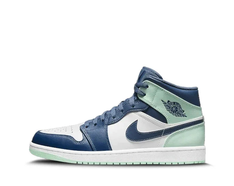 My Store Air Jordan 1 Mid Mystic Navy Mint Foam