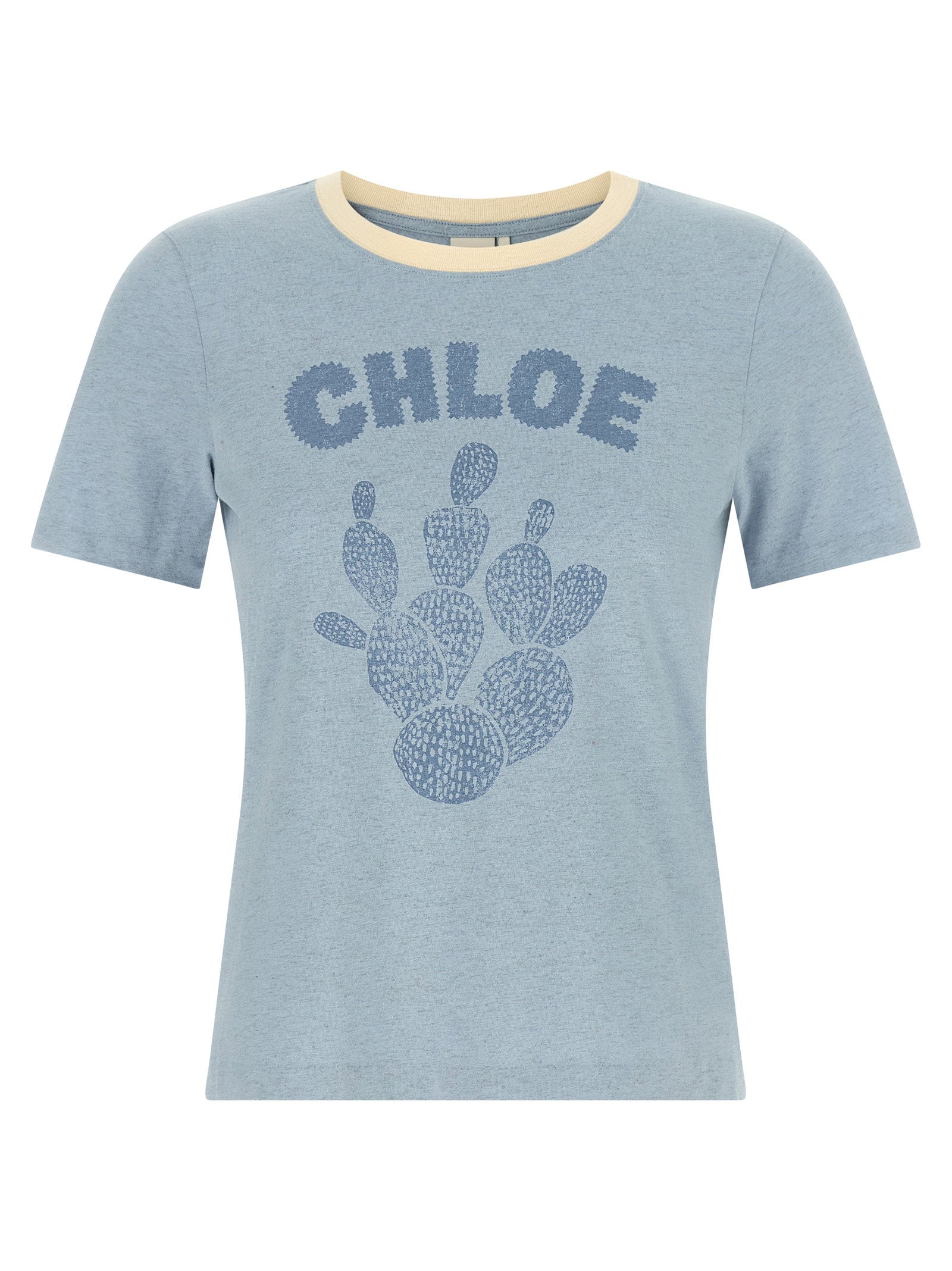 Chloé Graphic Print T-shirt – 100% cotton