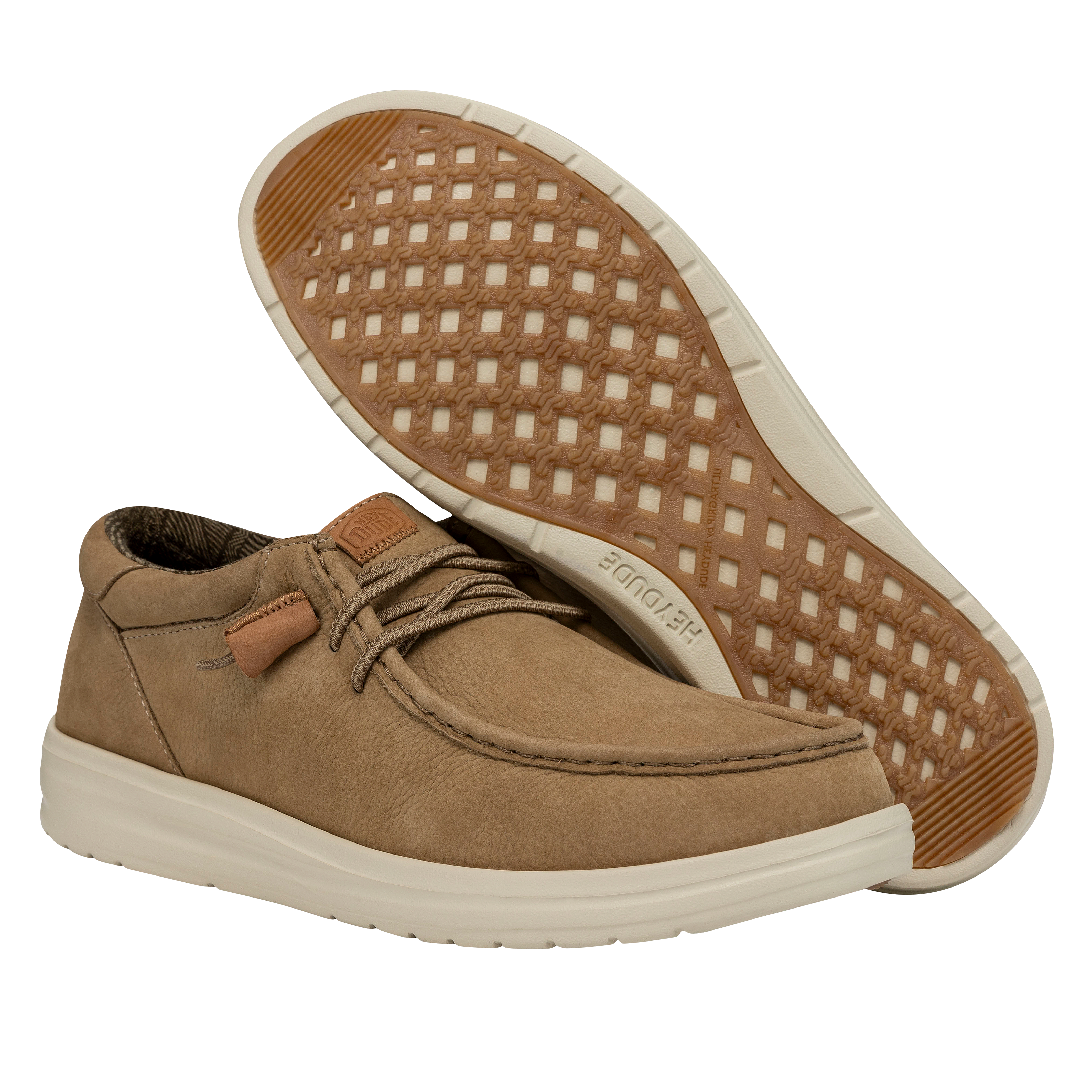 HEYDUDE shoes Paul Craft Leather - Tan – Men's - view 3