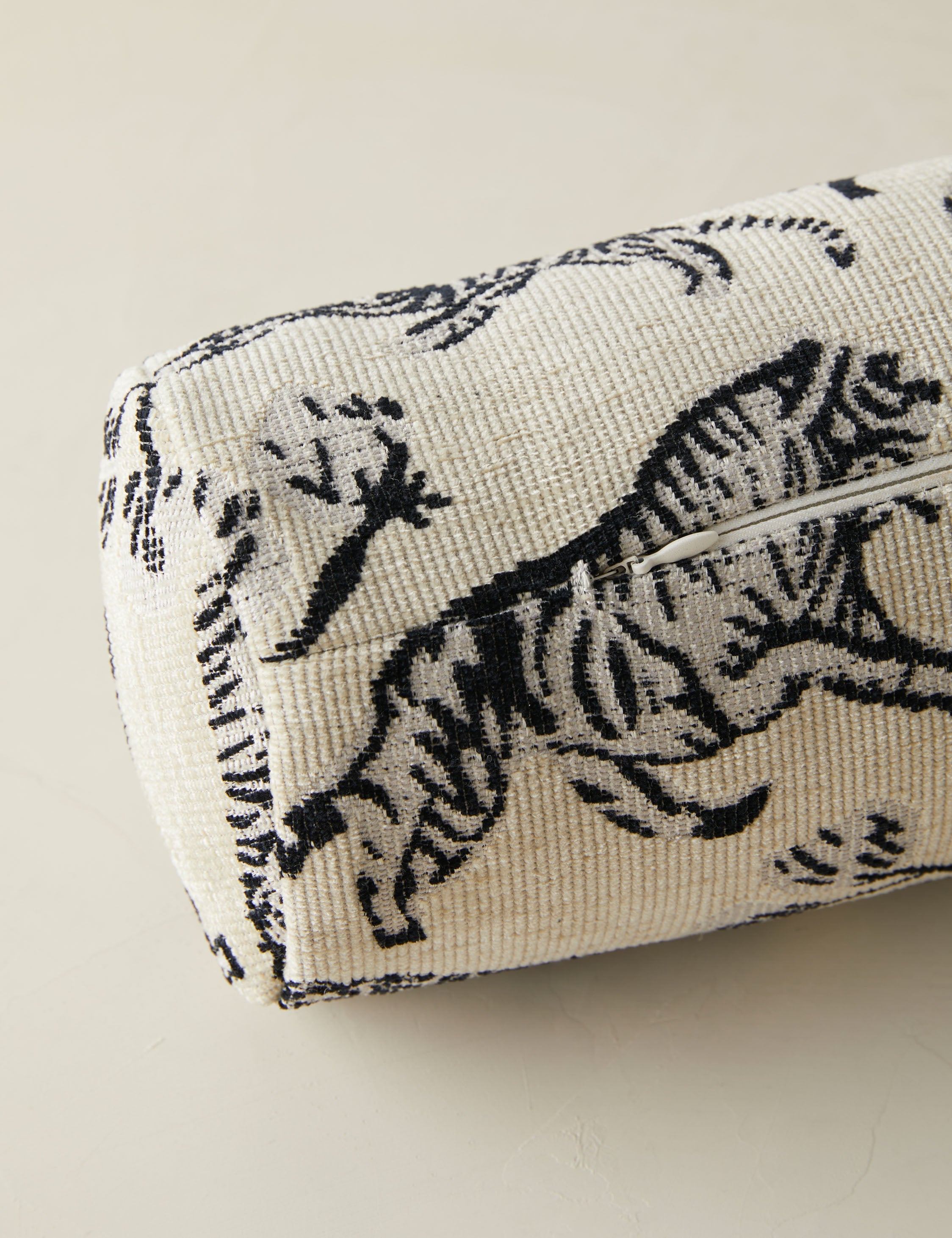 Lulu and Georgia Tiger Jacquard Bolster Pillow by Sarah Sherman Samuel - view 11