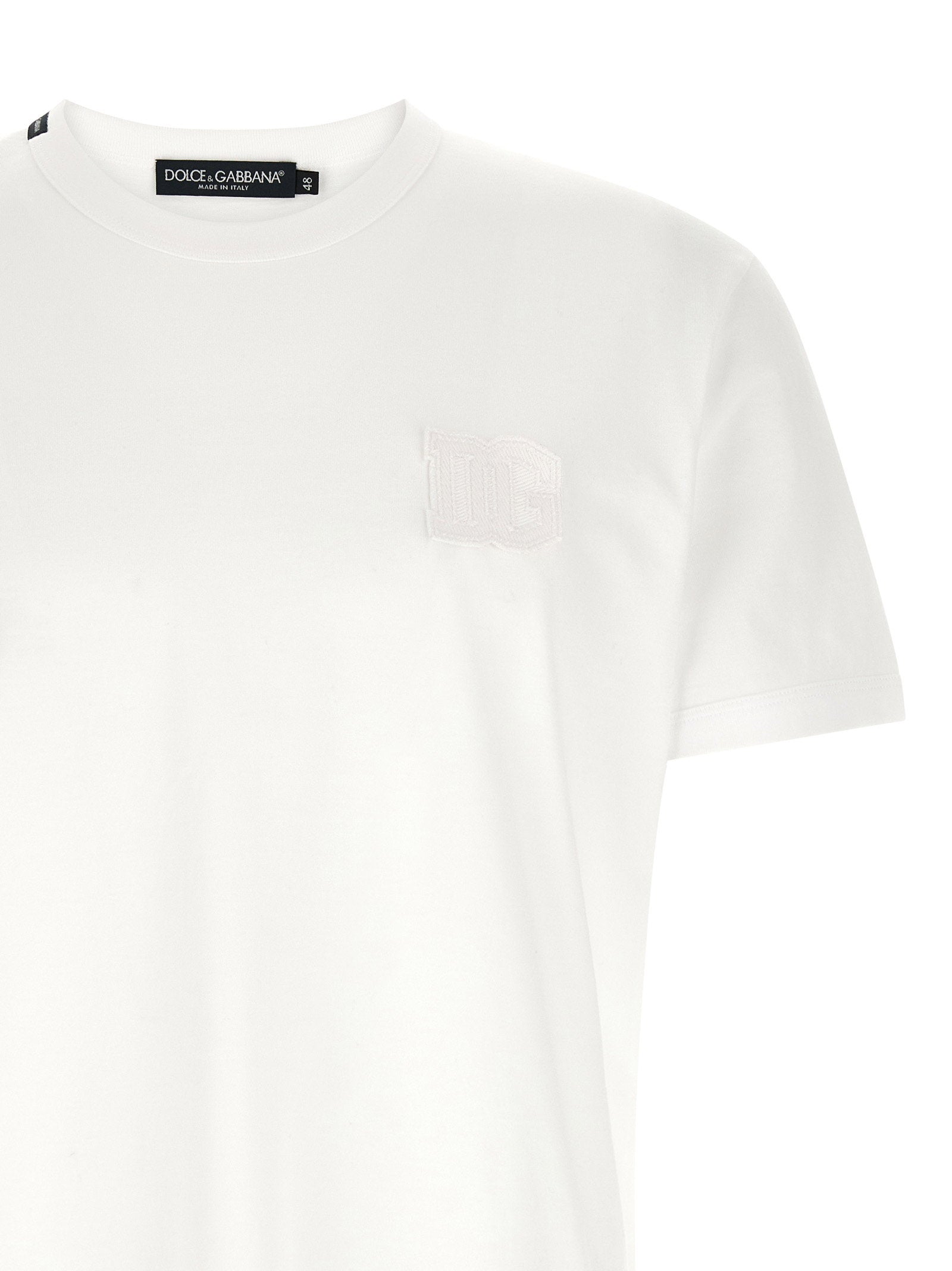 Dolce & Gabbana Dg Patch T-shirt – 100% cotton - view 3