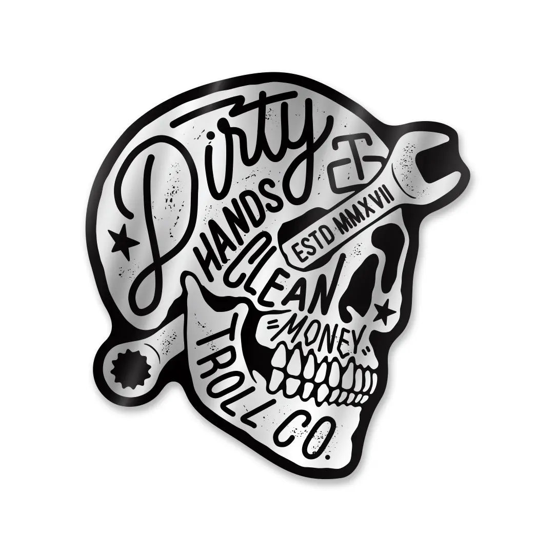 Radial Molten Sticker