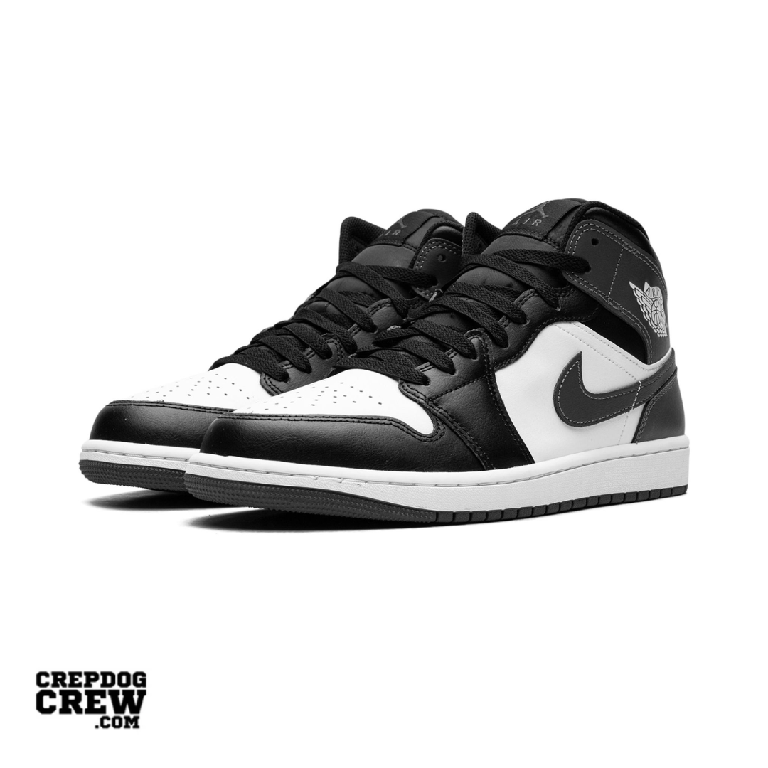 Nike Air Jordan Jordan 1 Mid Black White Iron Grey - view 2