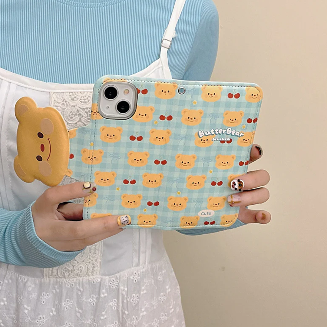 Peeperly Adorable Butter Bear Folding Case – No Color - view 7