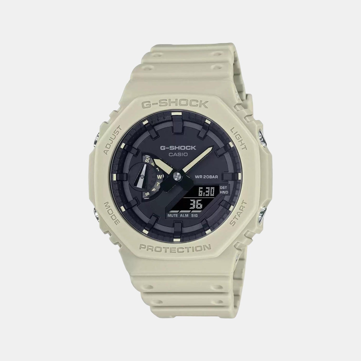 Casio G-Shock Men Quartz Black Dial Analog-Digital Resin Watch G1157
