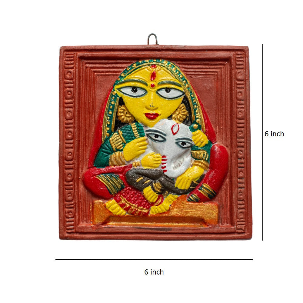 SHILPOGARM Terracotta Tile Wall Hanging (6 inch x 6 inch) - view 6