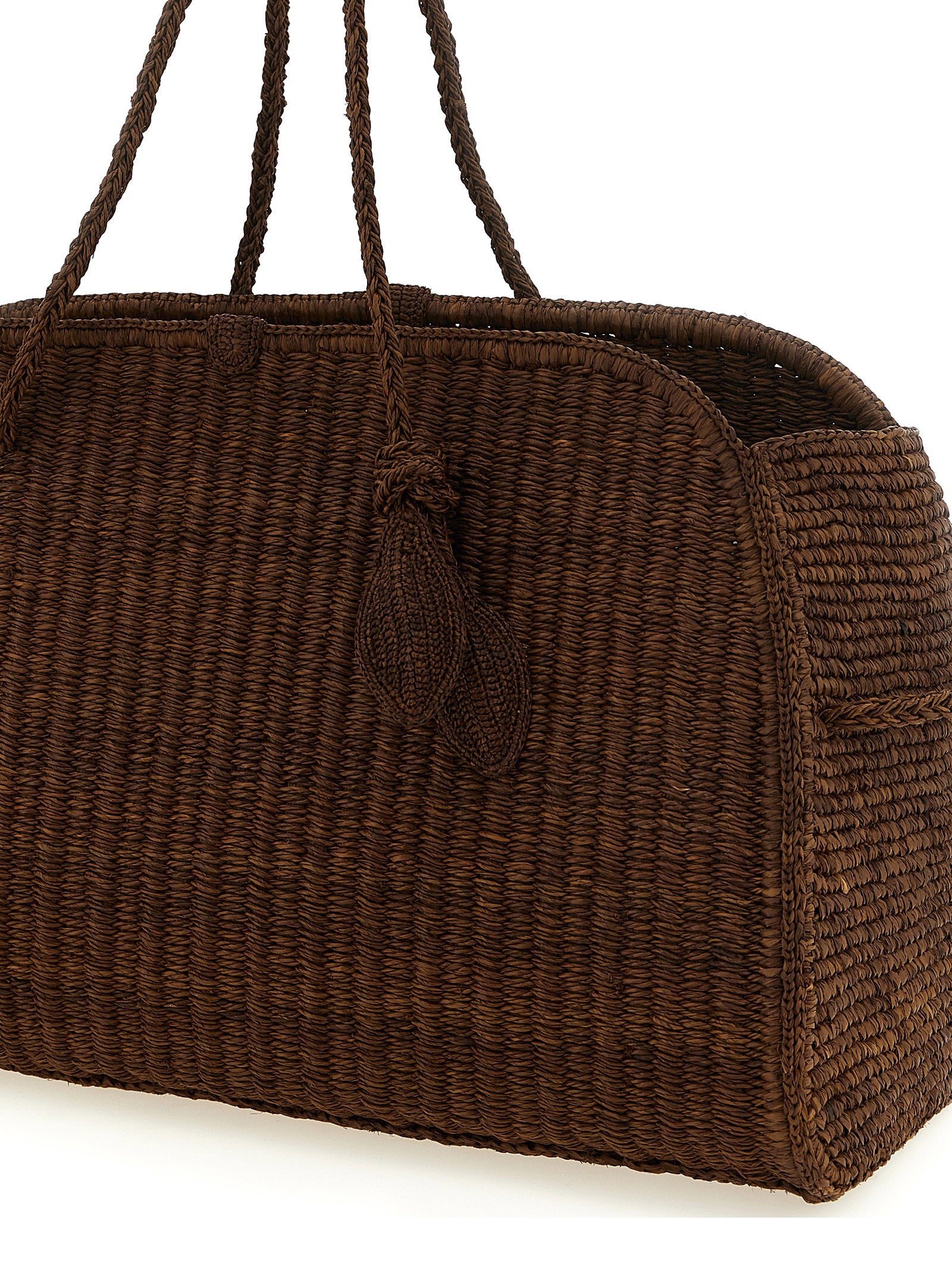 Jacquemus Le Grand Turismo Raphia Shopping Bag - view 3