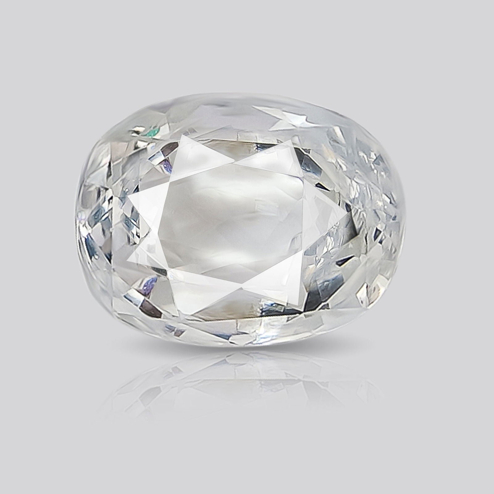 Gemsmantra White Sapphire (5.81 ratti)