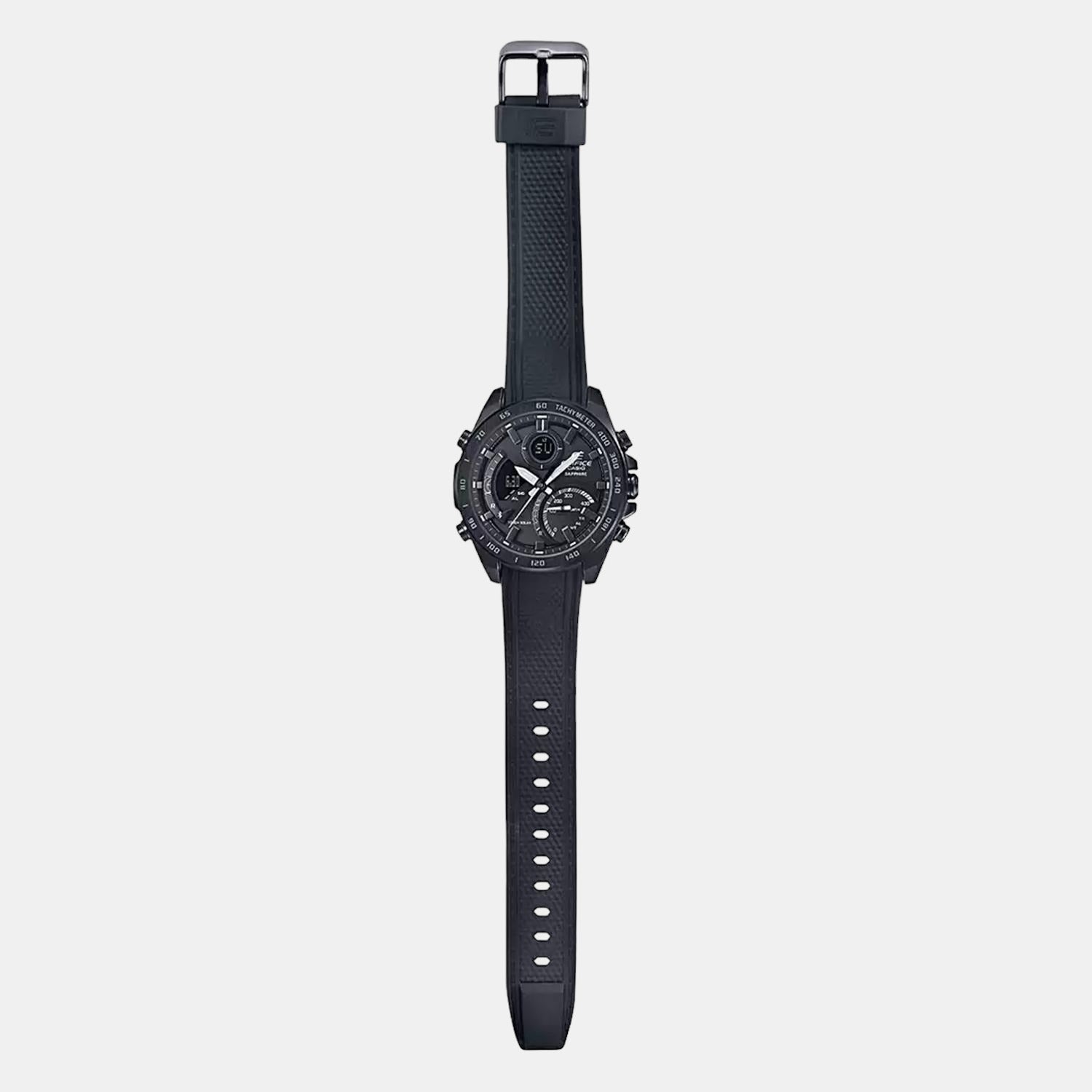 Casio Edifice Men Quartz Black Dial Chronograph Resin Watch EX515 - view 6