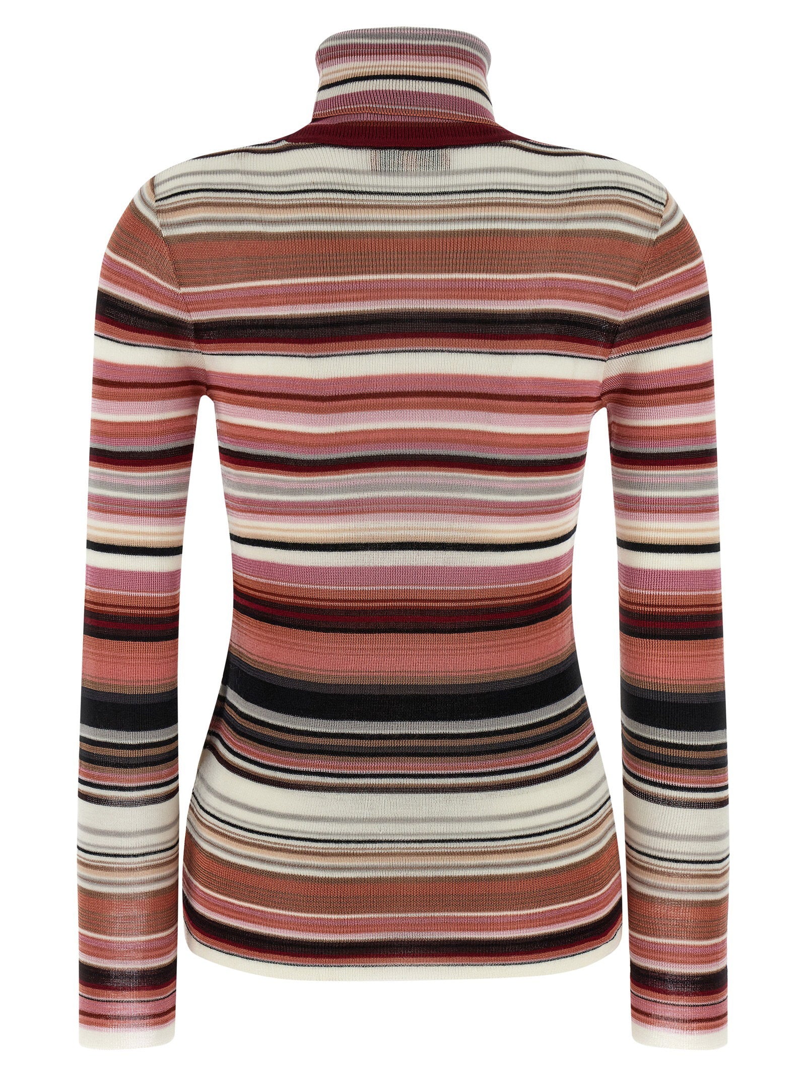 Missoni Striped Turtleneck Sweater – 59% viscose, 41% wool - view 2