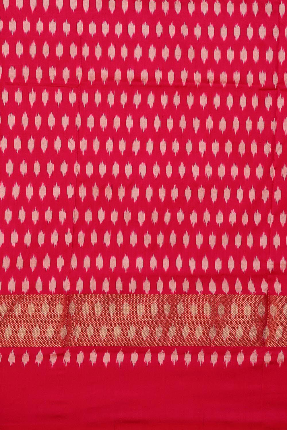Kalanjali Ikat Silk Light Pink Saree – Women's - view 4