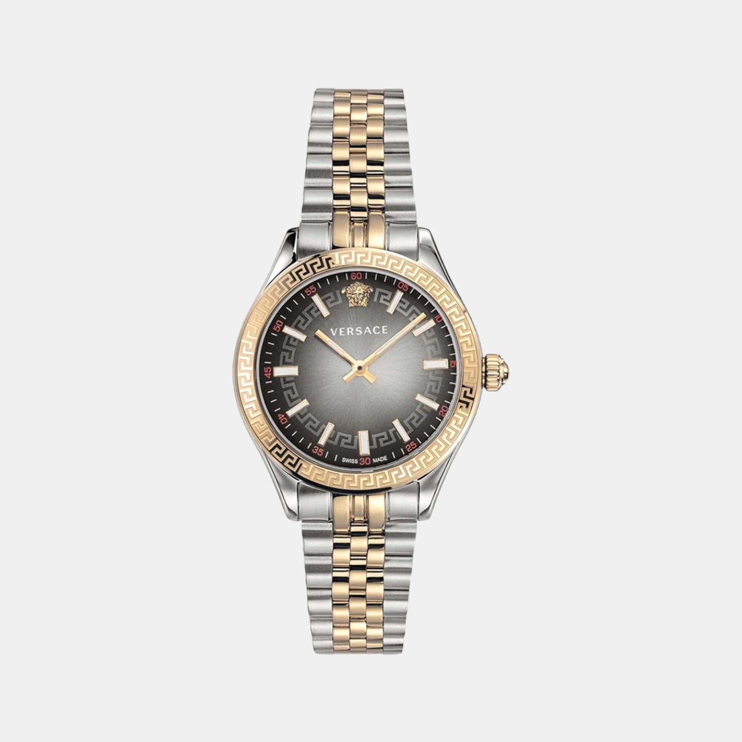 Versace Hellenyium Women Quartz Grey Dial Analog Stainless Steel Watch VEHU00520