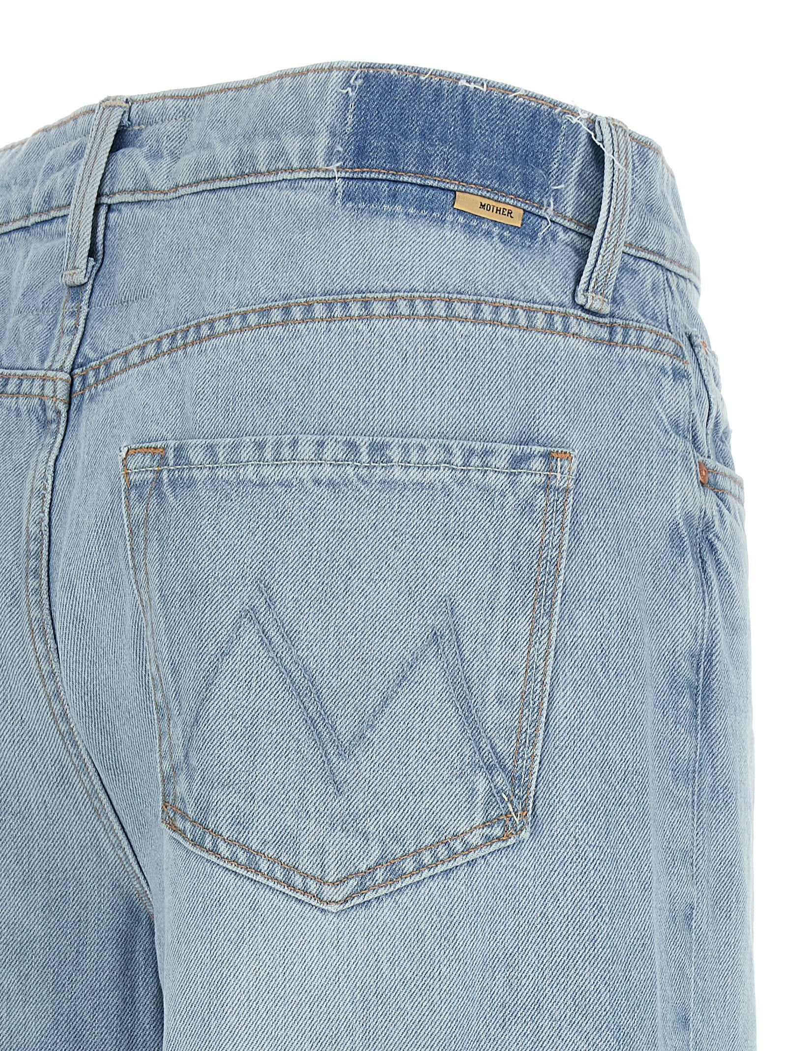 Mother The Ditcher Roller Skimp Jeans – 100% cotton - view 4