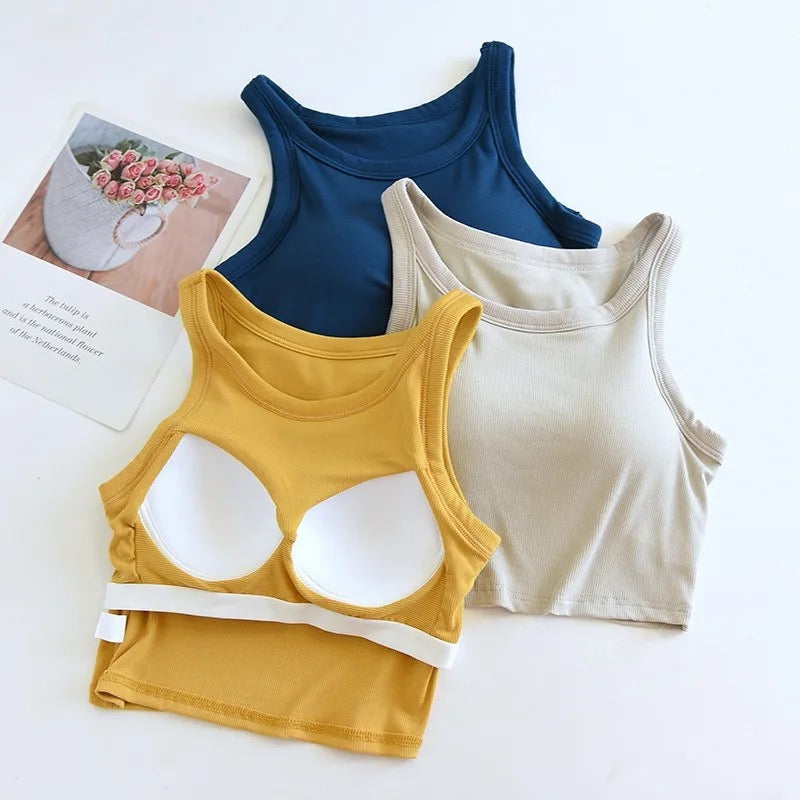 Alamode By Akanksha Amway Tank Tops with Inbuilt Bra - view 2