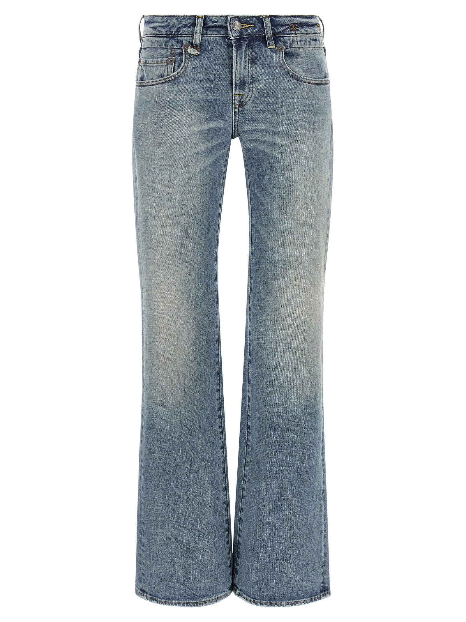 R13 Boy Flare Jeans – 98% cotton, 2% elastane