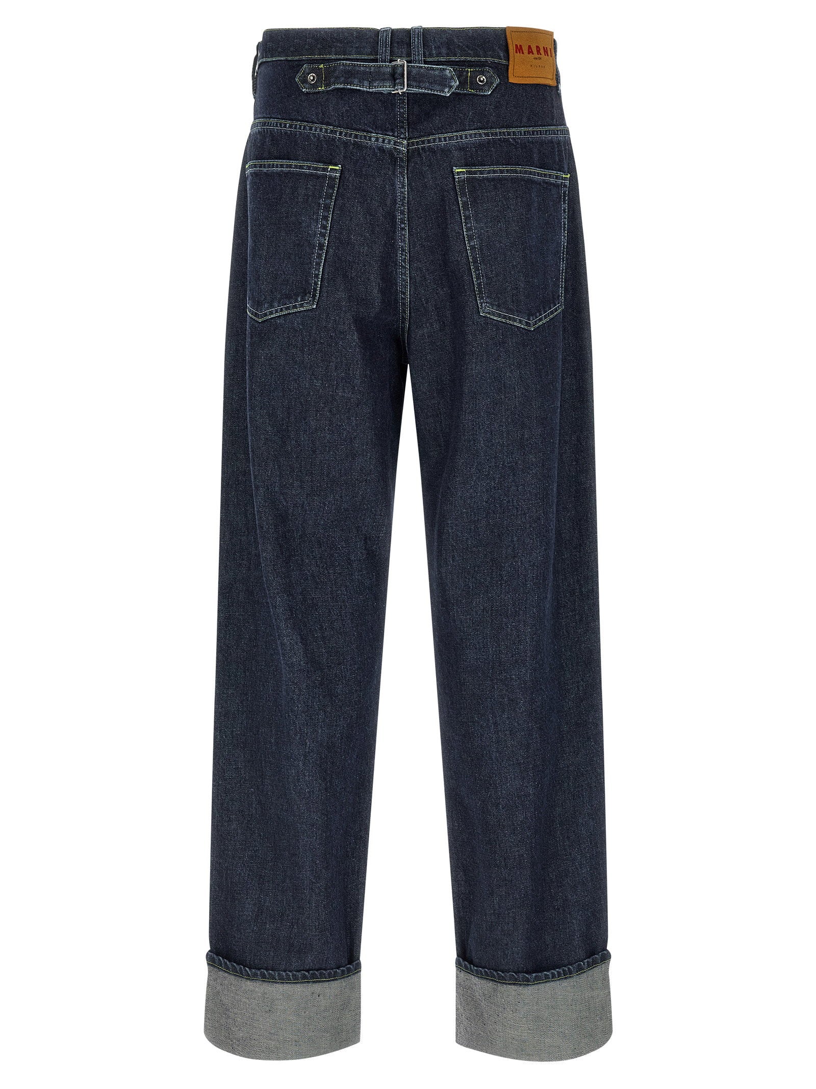 Marni Logo Embroidery Jeans – 100% cotton - view 2