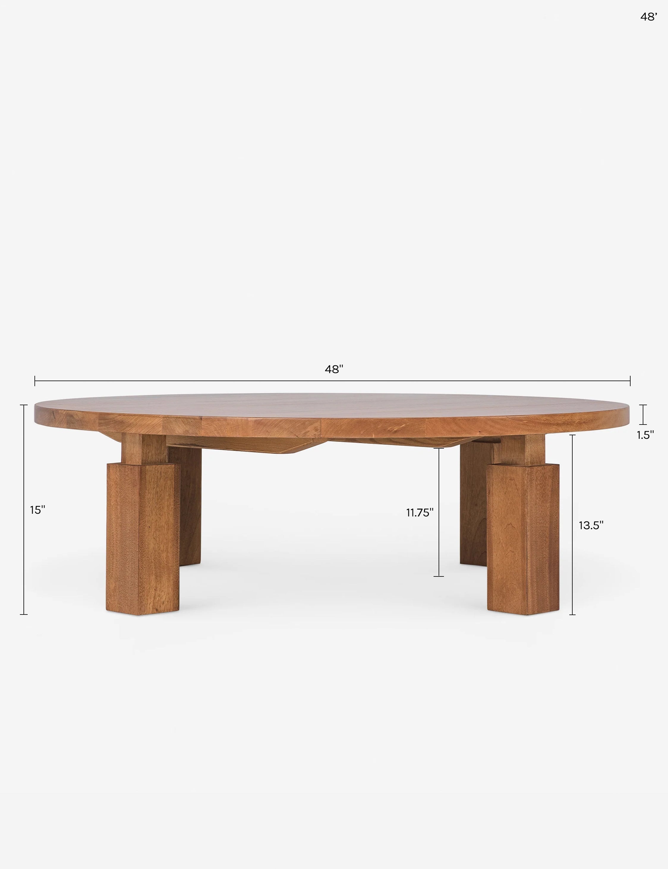 Lulu and Georgia Wolo Round Coffee Table by Sun at Six - view 17