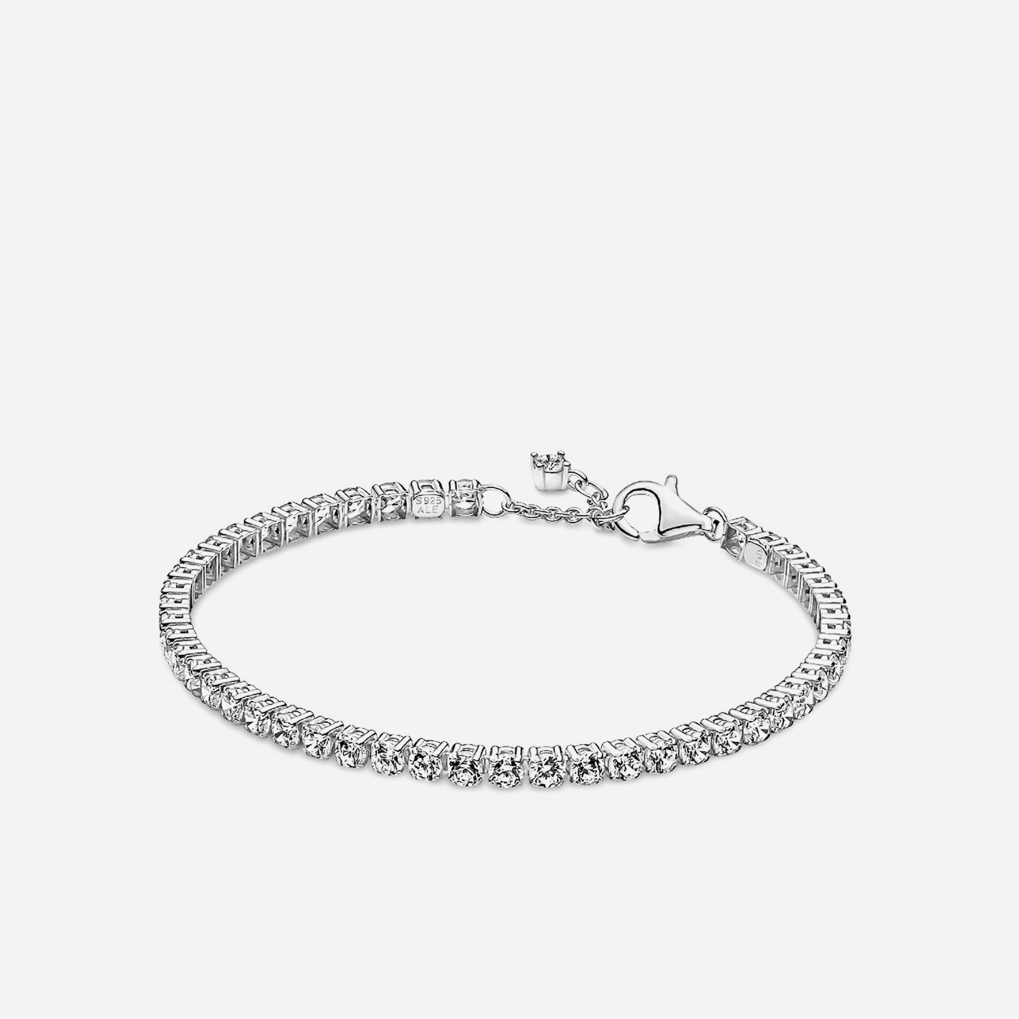 Pandora Sparkling Tennis Bracelet Sterling Silver - view 3