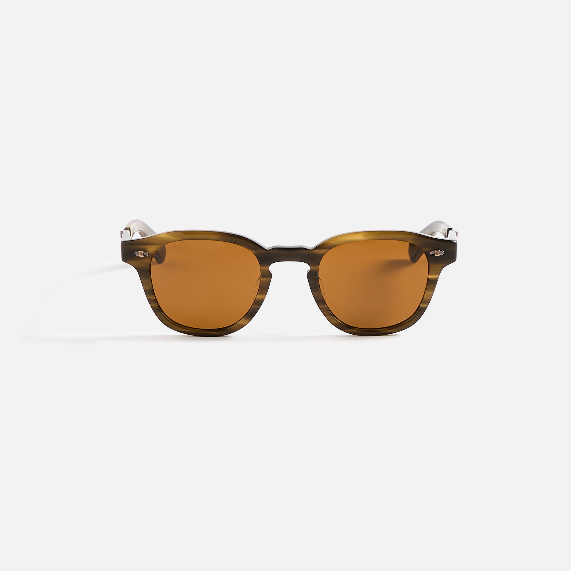Mr. james sunglass – Garrett Leight Mr. Leight James Sunglass - Kelp Antique Gold / Mojave Brown