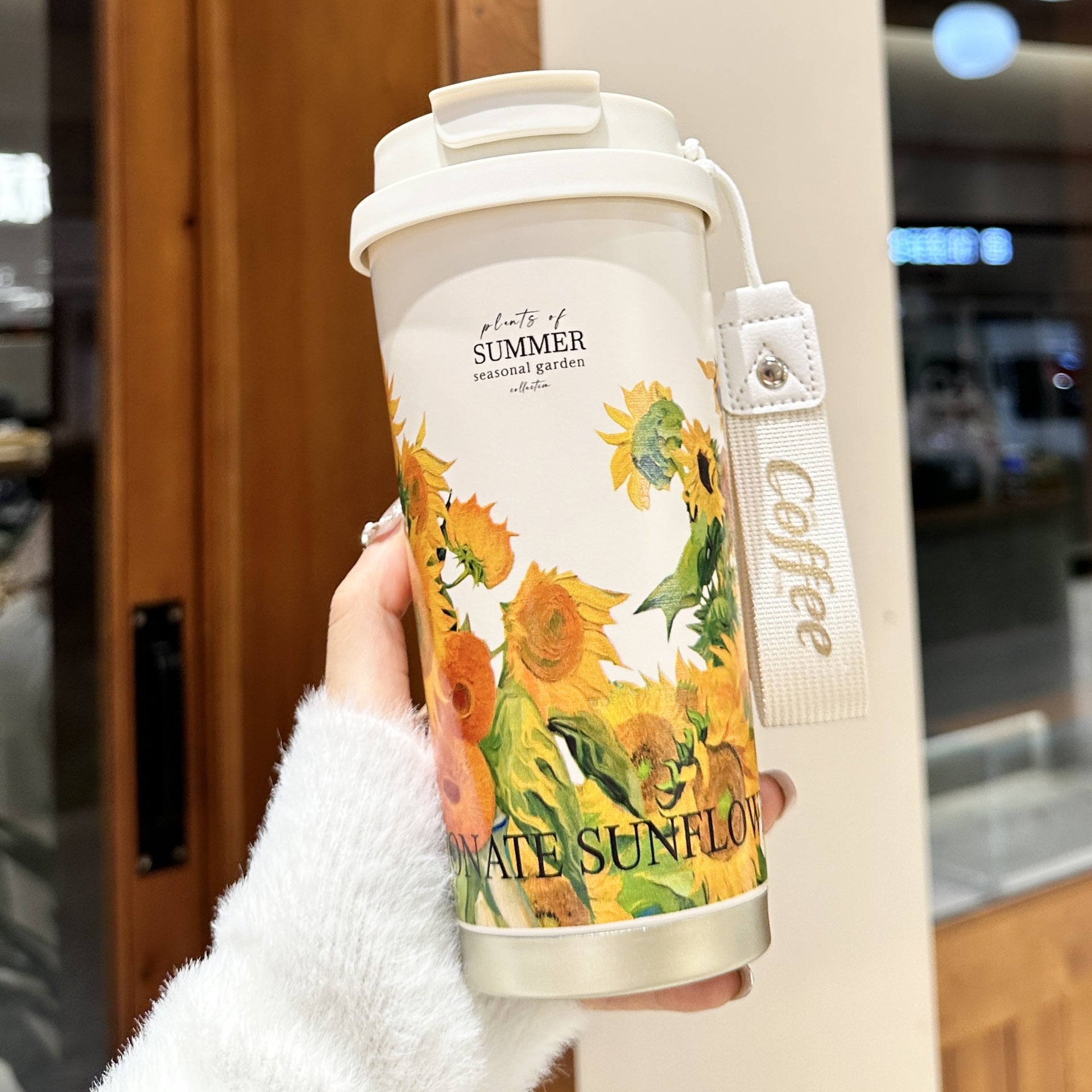 Peeperly Cheerful Glow Sunflower Tumbler – No Color