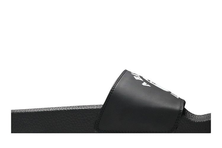 BAPE A Bathing Ape College Slide Black