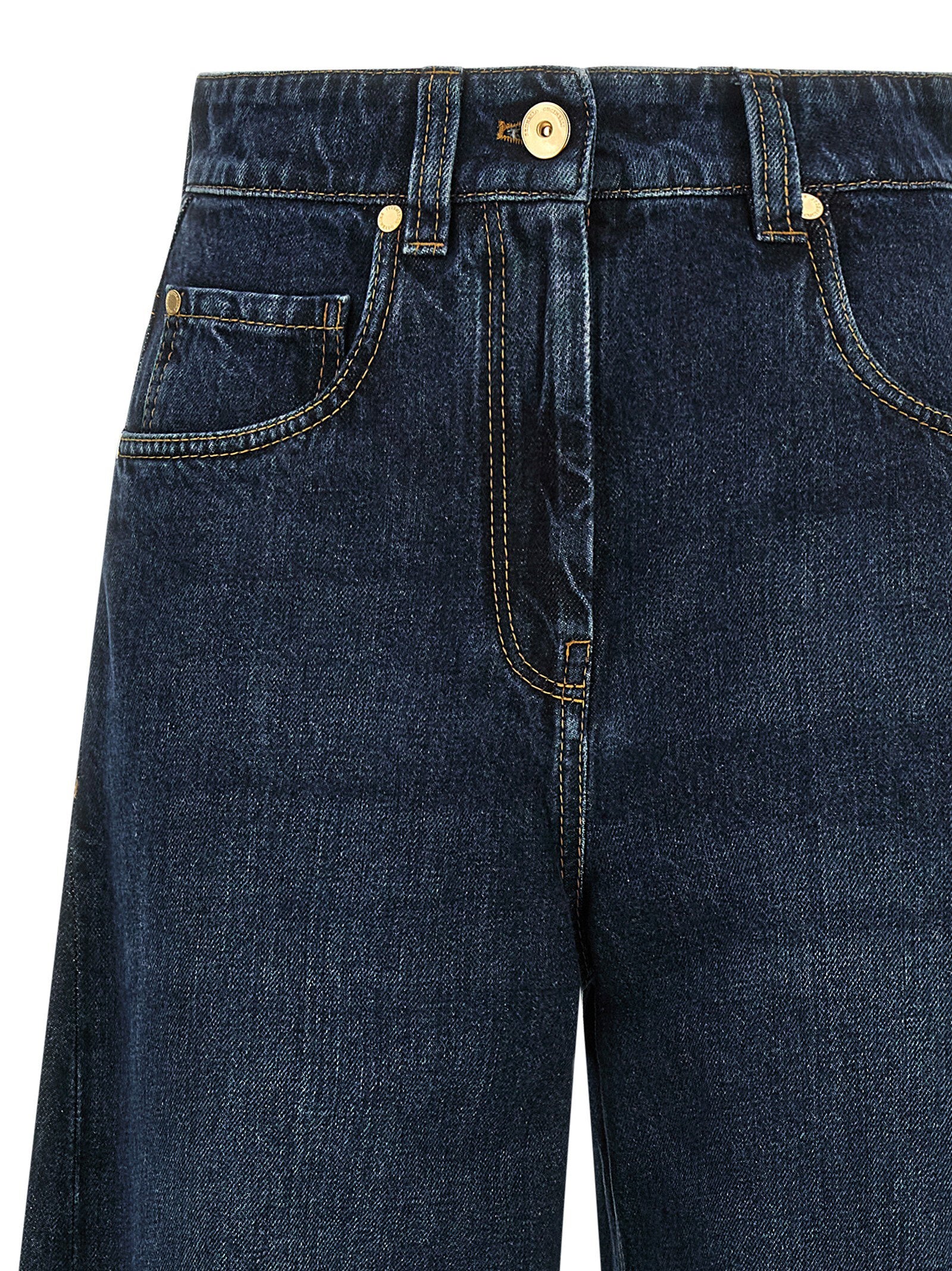 Brunello Cucinelli Wide Barrel Full Lenght Jeans - view 3