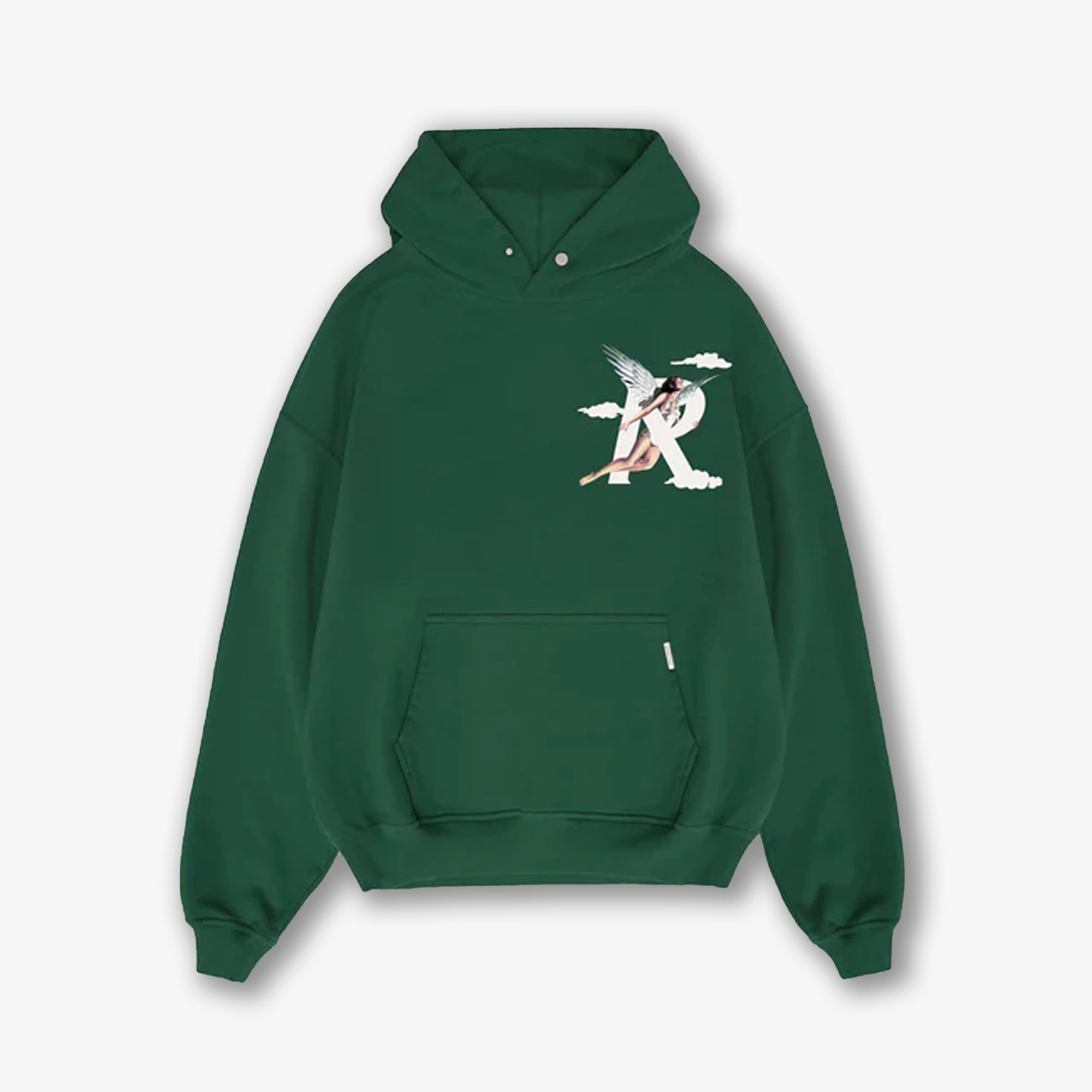 Represent | STORMS IN HEAVEN HOODIE { RACING GREEN - view 2