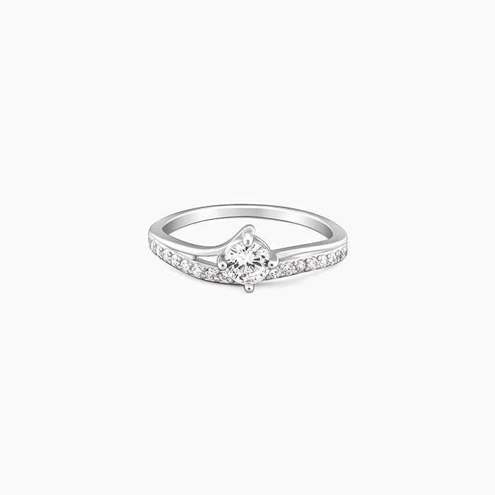 GIVA Jewellery Silver Outgrow Ring