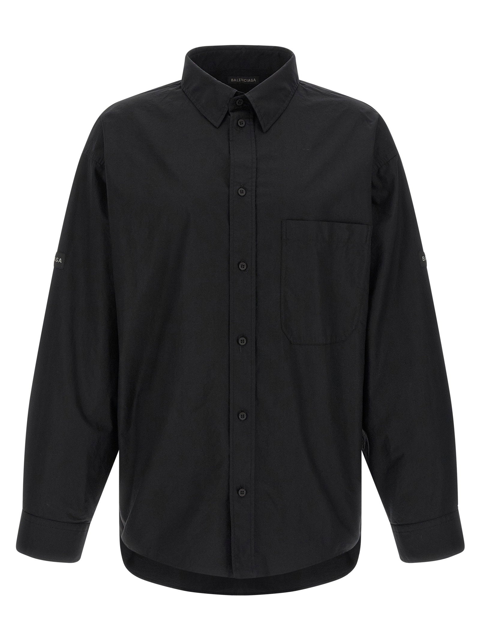 Balenciaga Logo Patch Shirt – 100% cotton