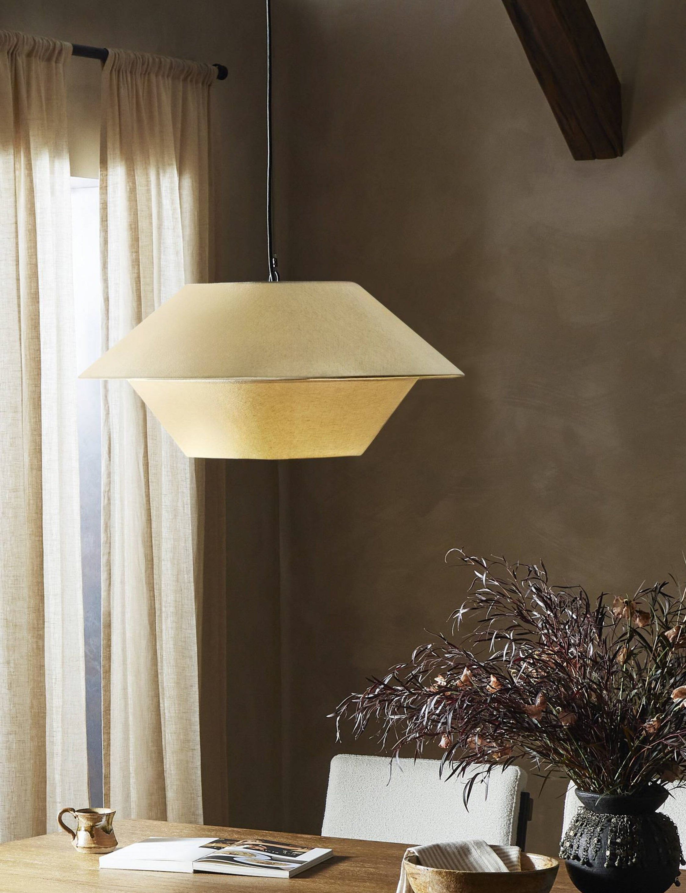 Lulu and Georgia Lova Pendant Light – Ivory - view 2