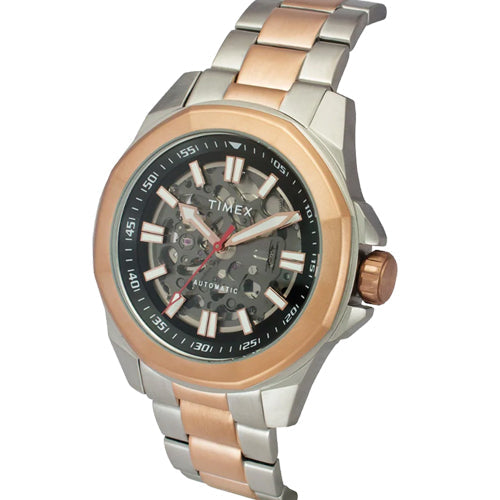 Timex Men Black Round Dial Analog Automatic Watch - TWEG24102 48mm TWEG24102 - view 2