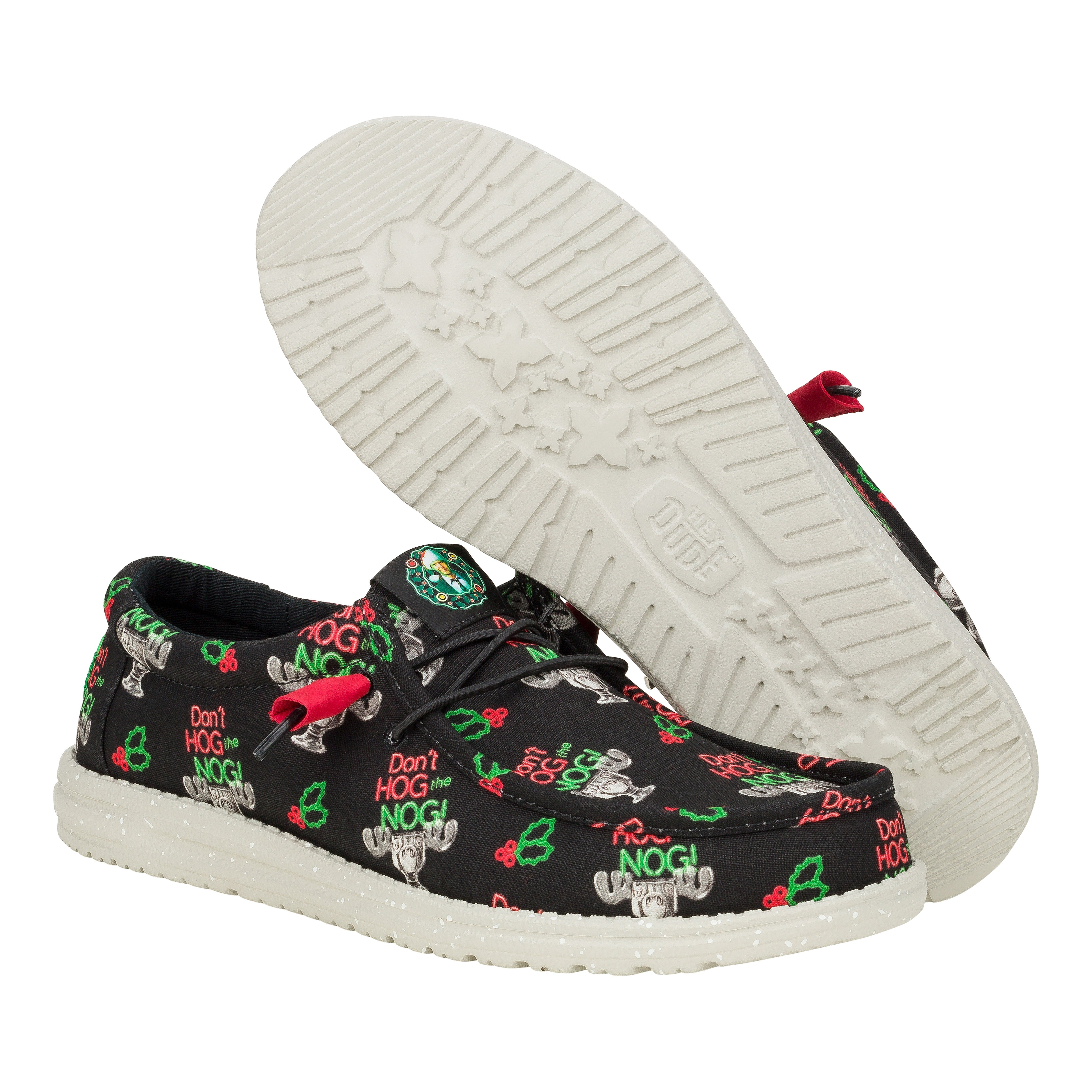 HEYDUDE shoes Wally Christmas Vacation - Christmas Black/Multi - view 3