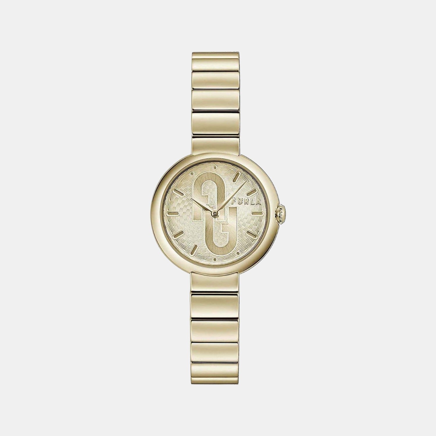 Furla Heritage Women Quartz Gold Dial Analog Stainless Steel Watch WW00005009L2