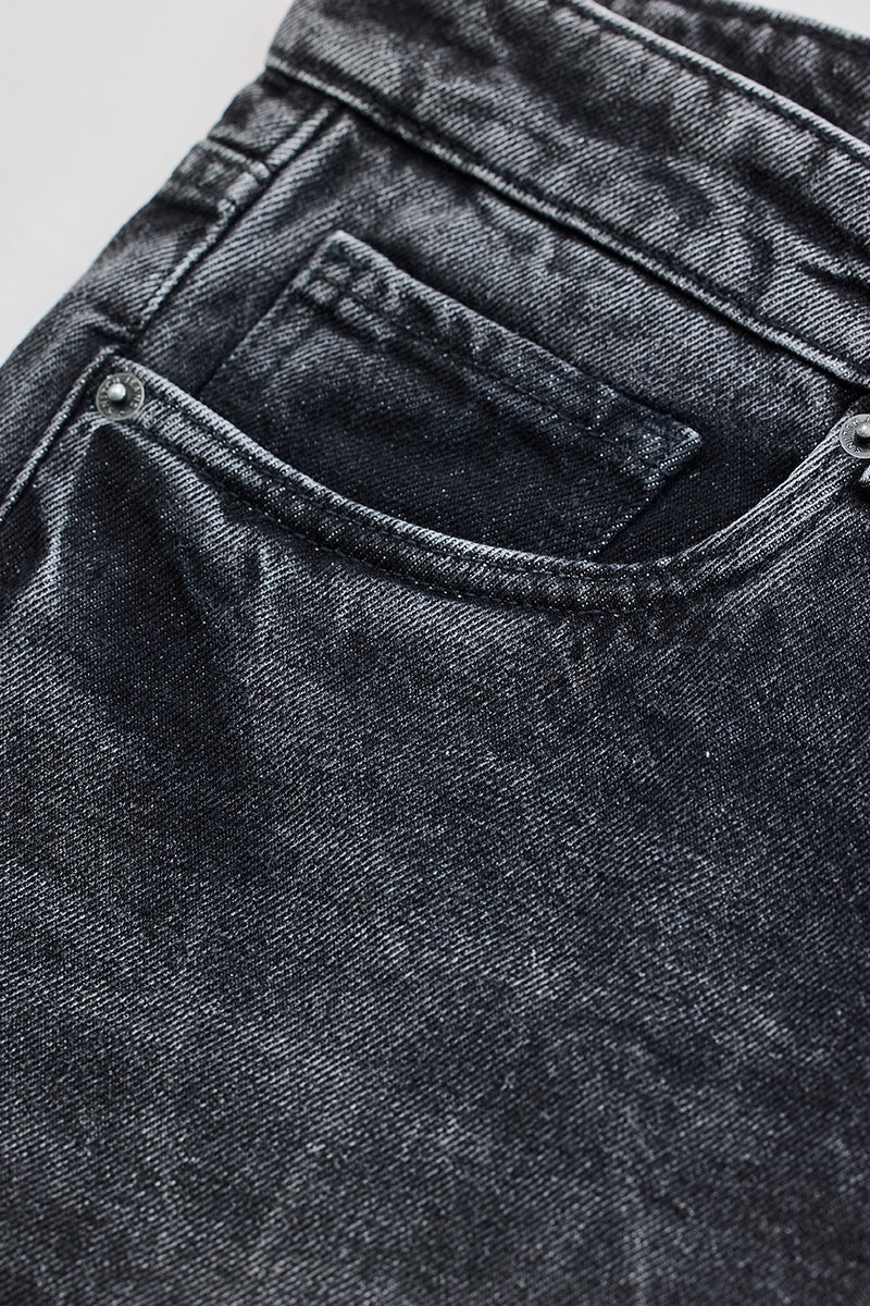 SNITCH Charcoal Grey Loose Fit Jeans - view 9