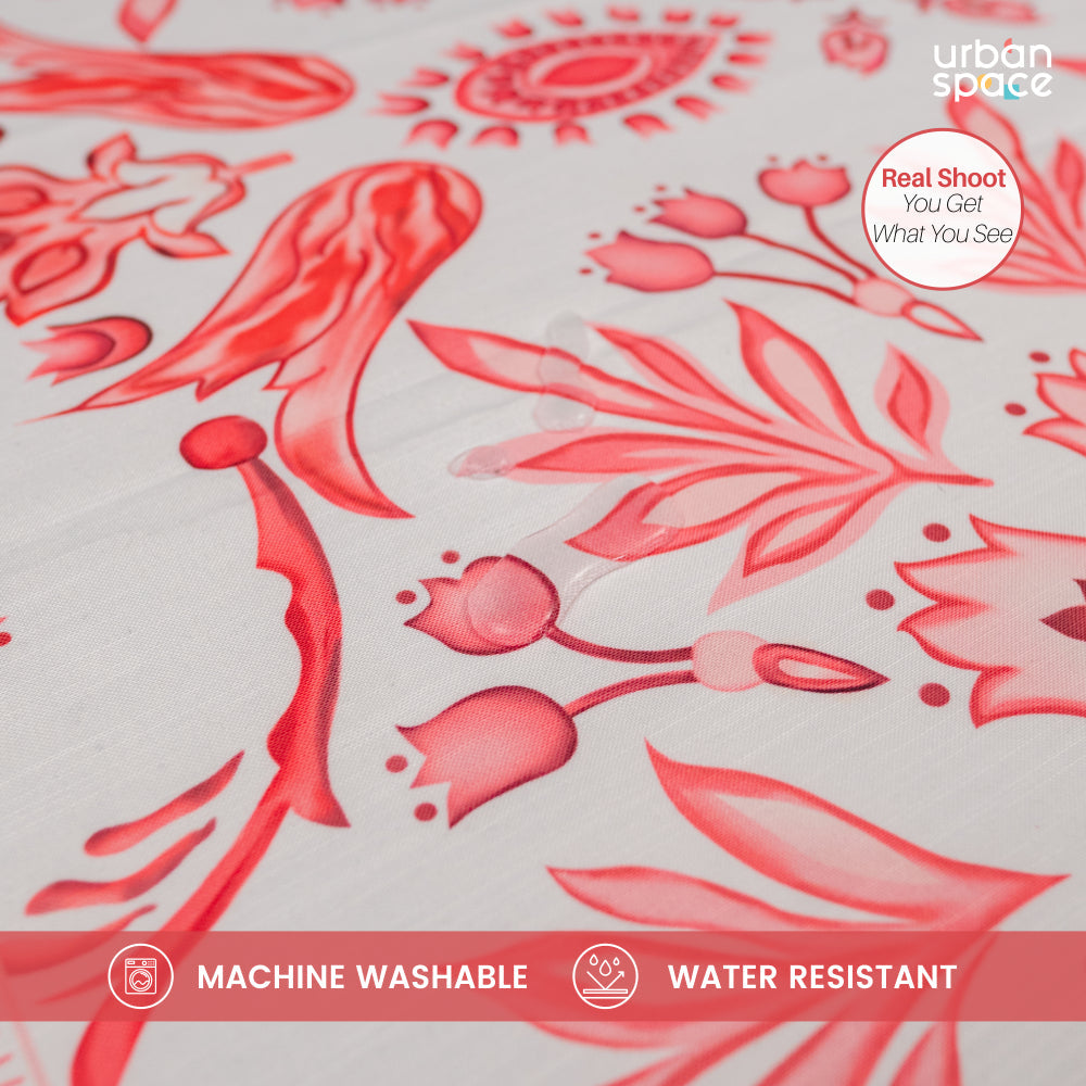 Urban Space Home Furnishing Sicilia : Anti Skid & Water resistant Linen textured Premium table cover for dining table - Rhythm - view 5