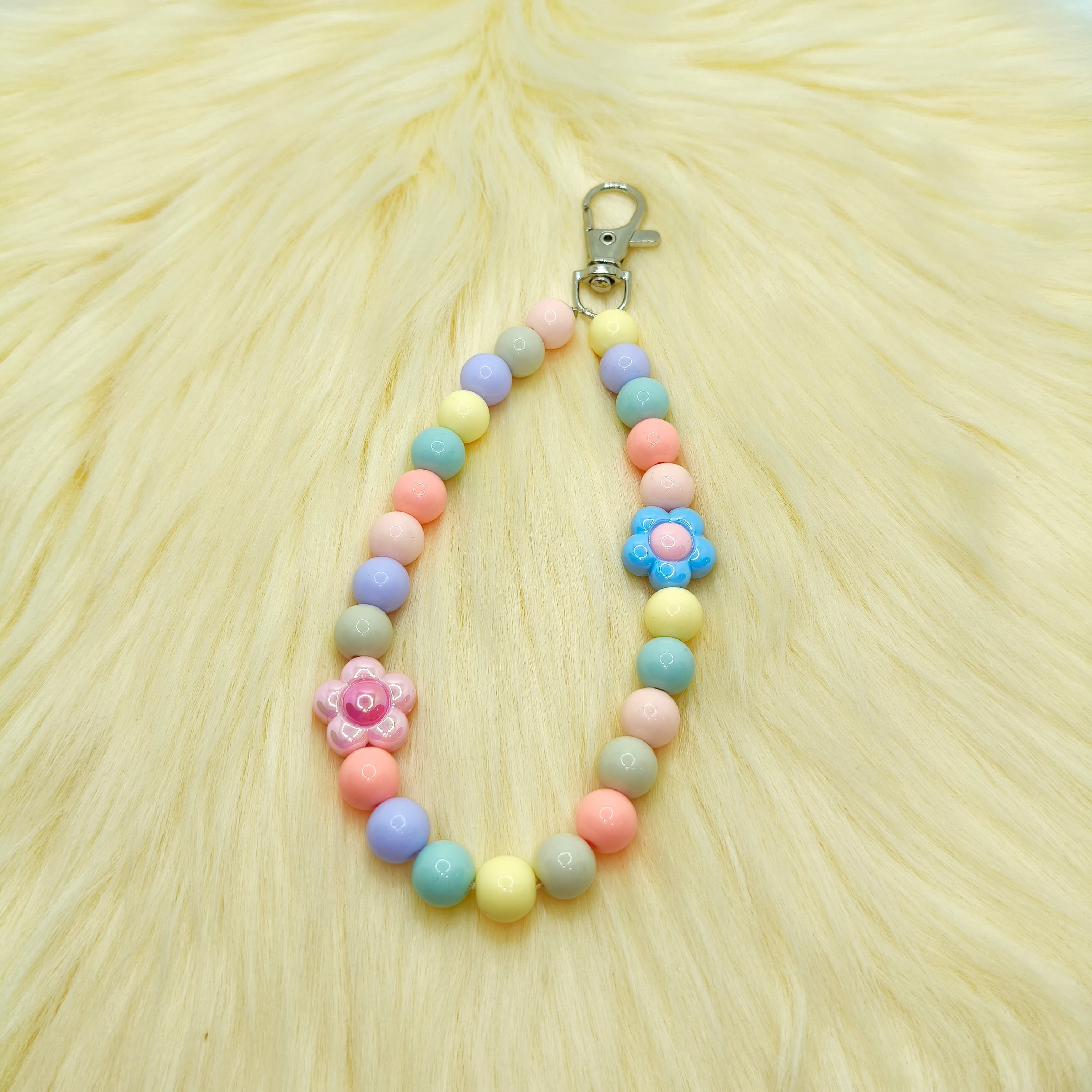 Casebasket Pastel Flower Phone Hook Chain Charm