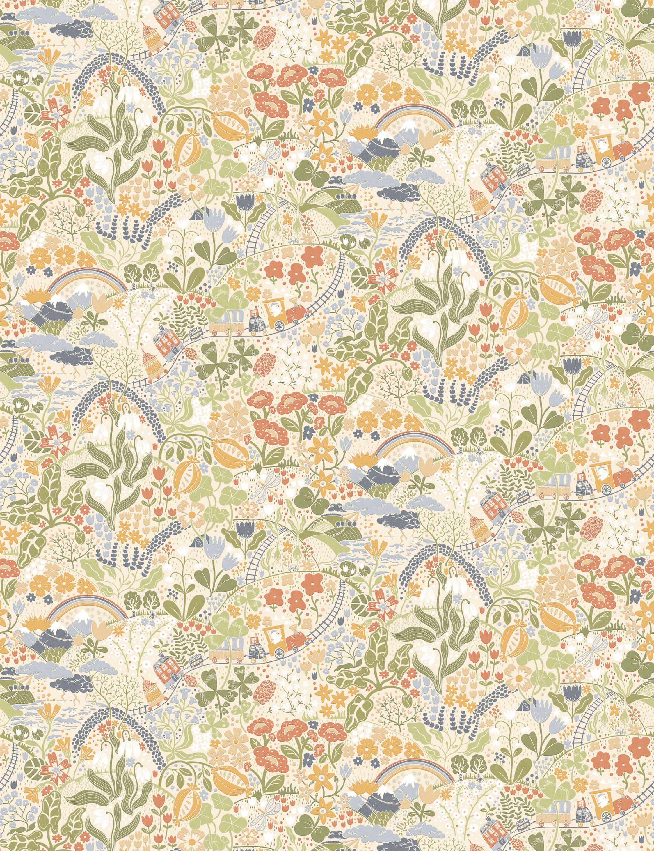 Lulu and Georgia Taget Wallpaper Mural by Lina Schnaufer - view 6