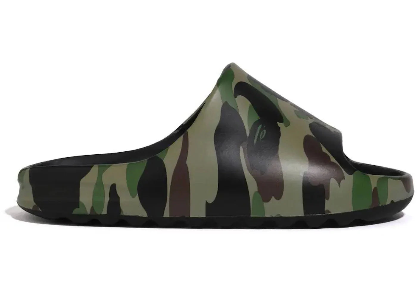 Yeezy A Bathing Ape 1st Camo Slide Green