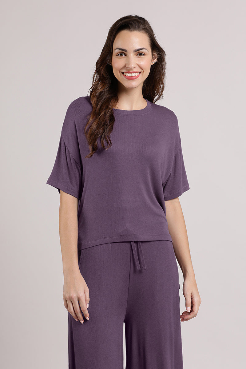 Amante Serene Dream Top - Vintage Violet