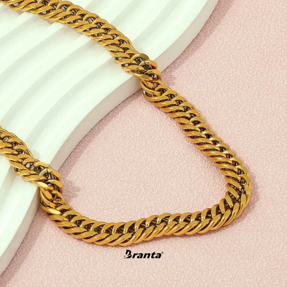 Branta Luxe Men's Heavyweight Gold Chain (21.5 Inch) - view 4