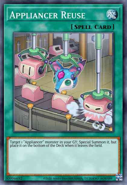 Yu-Gi-Oh! Appliancer Reuse - BLAR-EN043 - Ultra Rare - 1st Edition