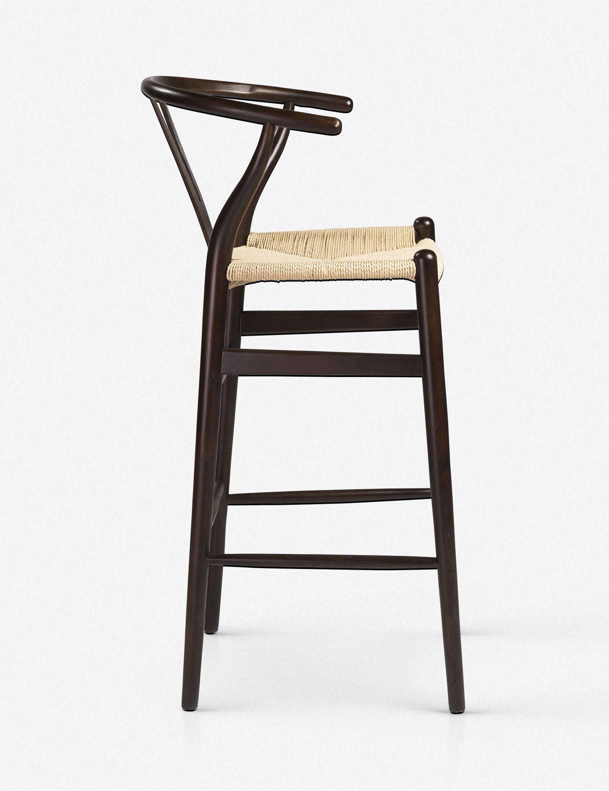 Lulu and Georgia Open Box: Cylia Bar Stool, Walnut - view 3