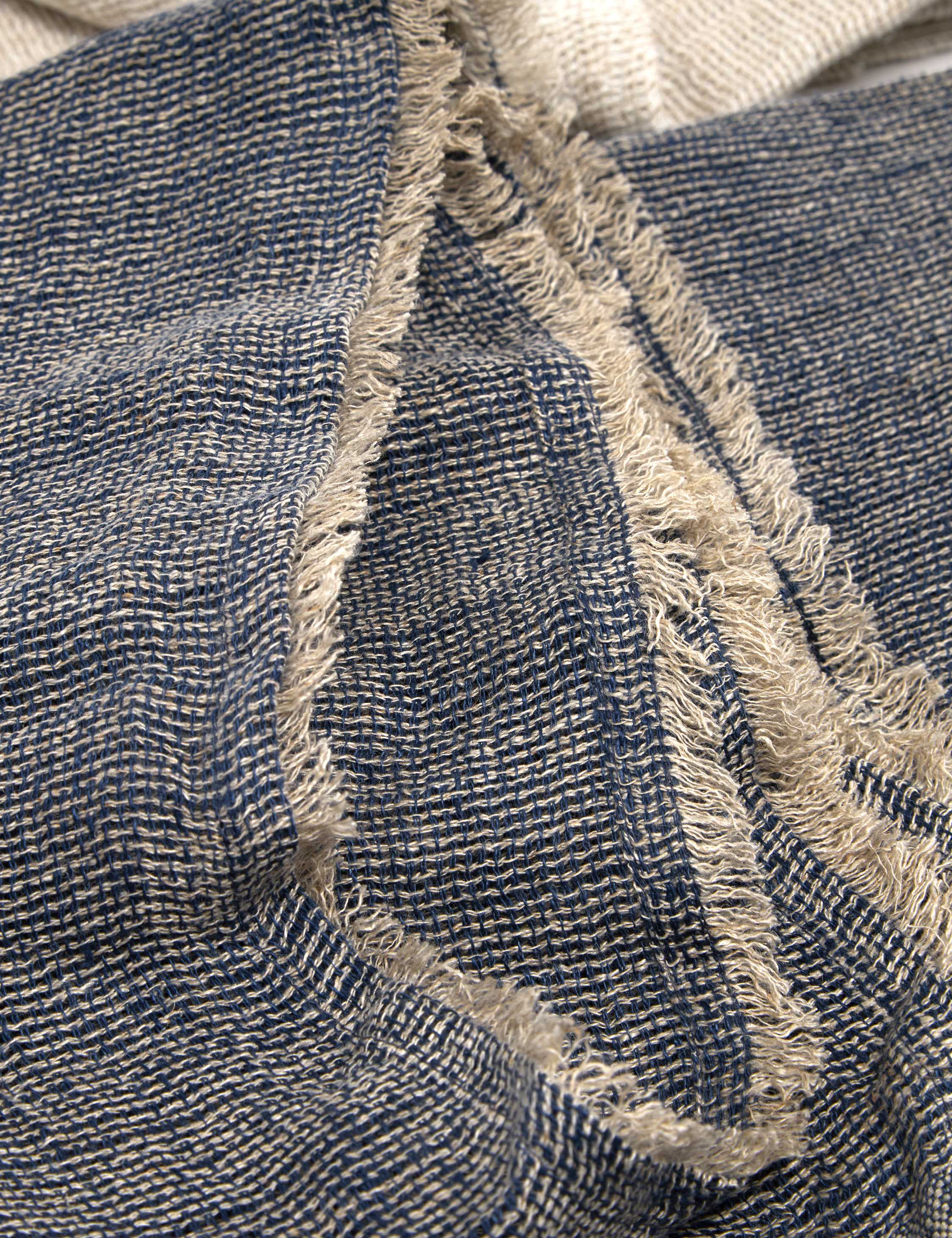 Lulu and Georgia River Oversized Linen Throw by Pom Pom at Home - view 5
