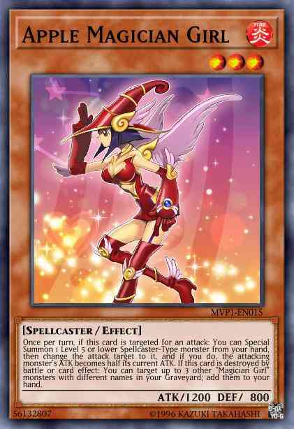 Yu-Gi-Oh! Apple Magician Girl - MVP1-ENG15 - Gold Rare - Unlimited